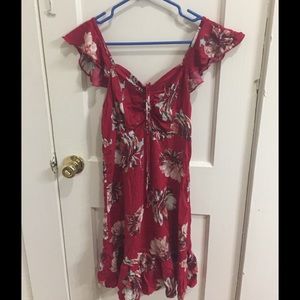 Slim fit floral dress from Maurices.